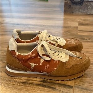 Roper Brown and Cream Women's Sneakers